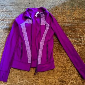 Cute purple ivivva  girls zip up jacket